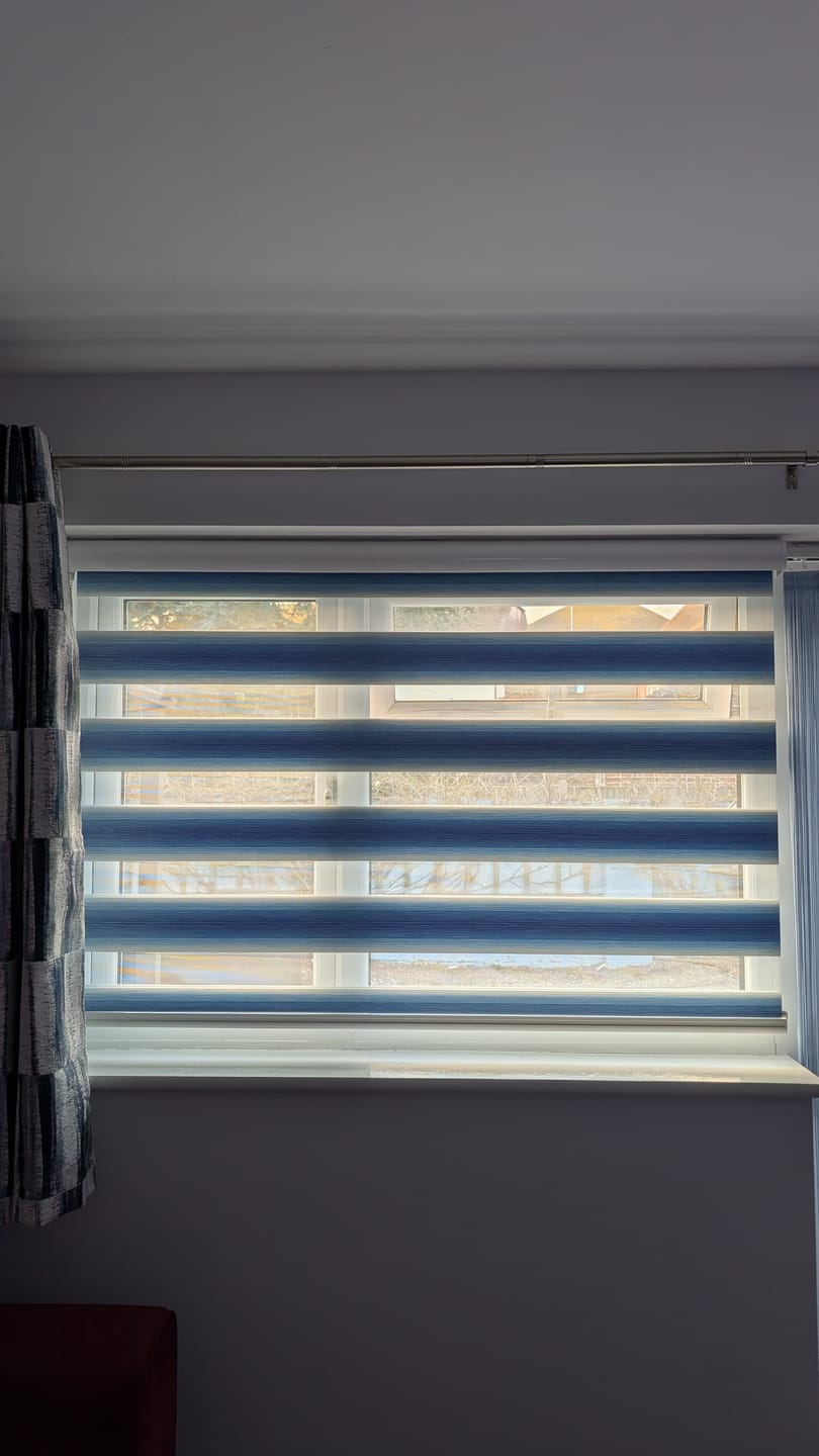 Customer photo review of Allure Riviera Day & Night Blinds