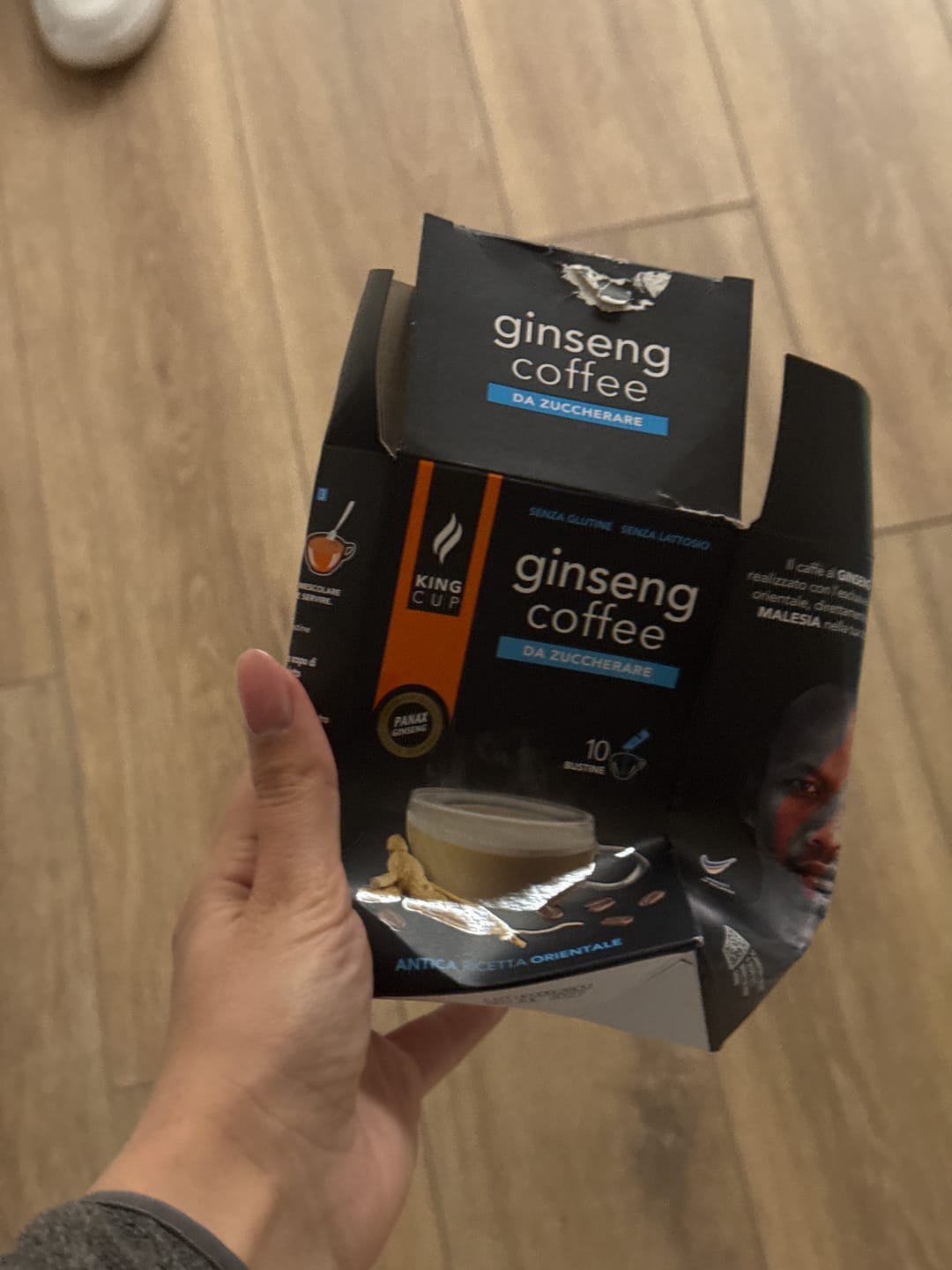 Customer photo review of 120 bustine di Caffè al ginseng  da zuccherare