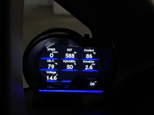 Customer photo review of Car Head Up Display OBD2 Smart Car HUD