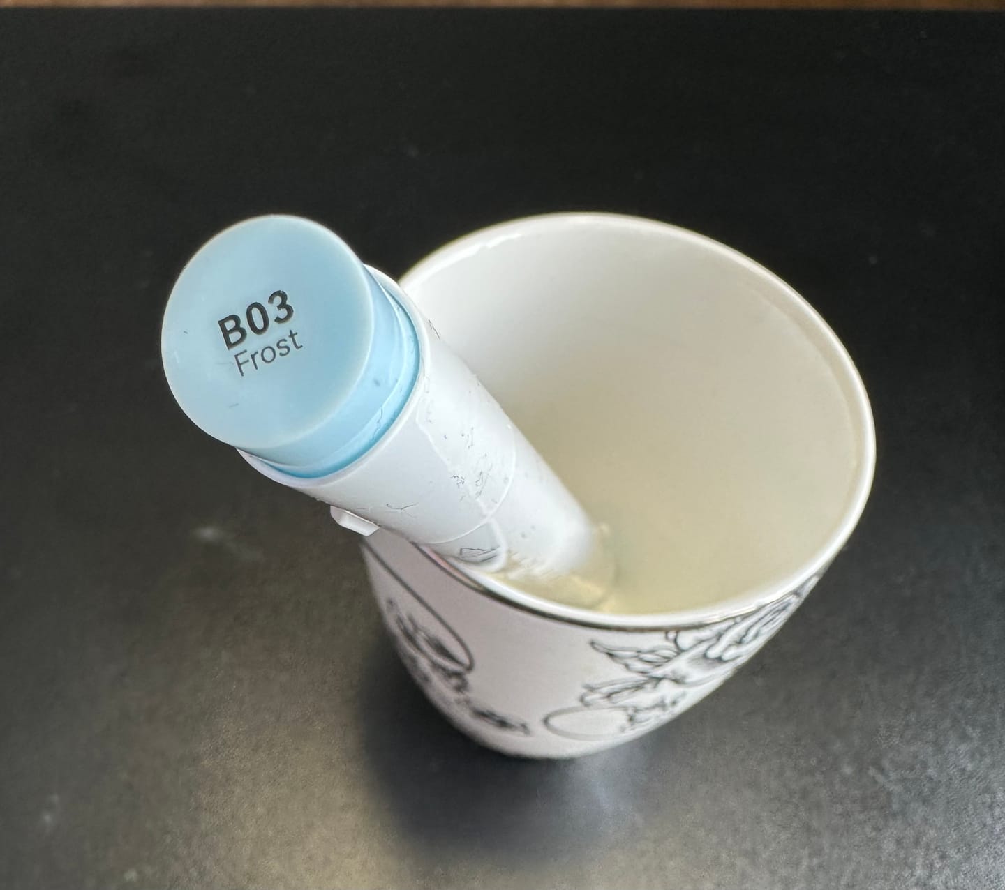 Customer photo review of Ohuhu Honolulu B B03 (Replace B030) Individual Marker, Brush & Fine