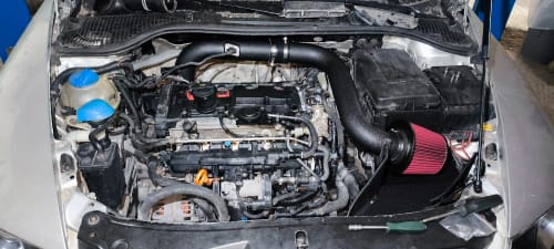 Customer photo review of Air Filter Cold for VW MK5 Golf MK6 GTI Passat Leon A3 EA888