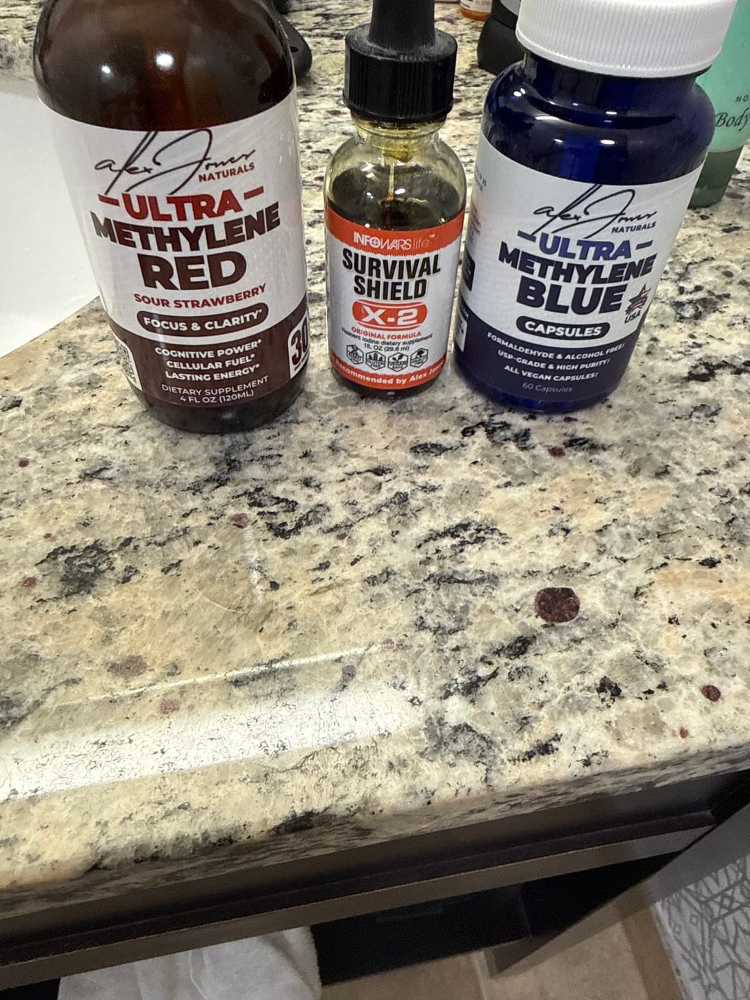 Customer photo review of The Ultra Methylene Red - Sour Strawberry (120ML) (30 Servings)