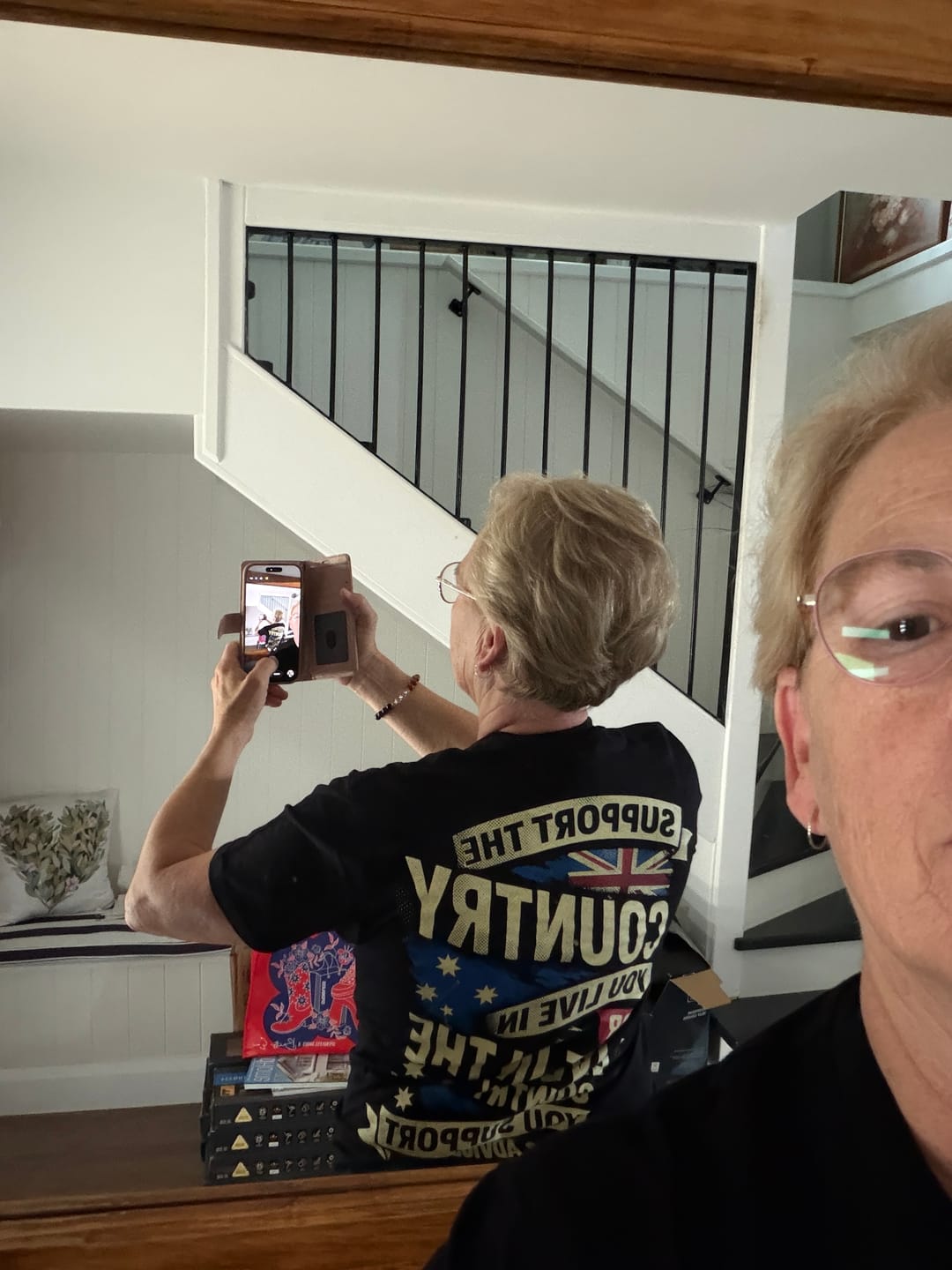 Customer photo review of Stand Up Tee - Black