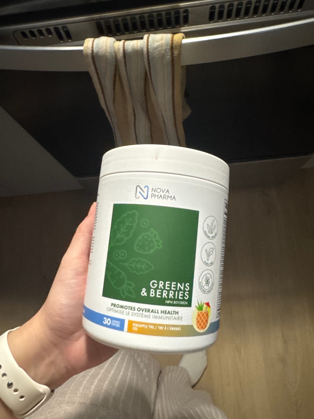 Customer photo review of Nova Pharma - Greens & Berries - 315g