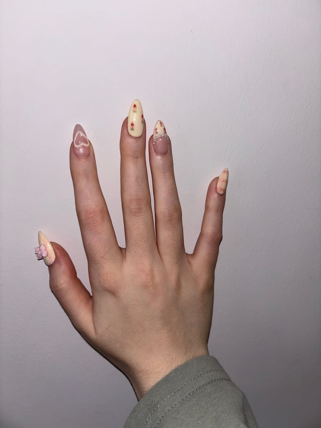 Customer photo review of PINK RIBBON HEARTS