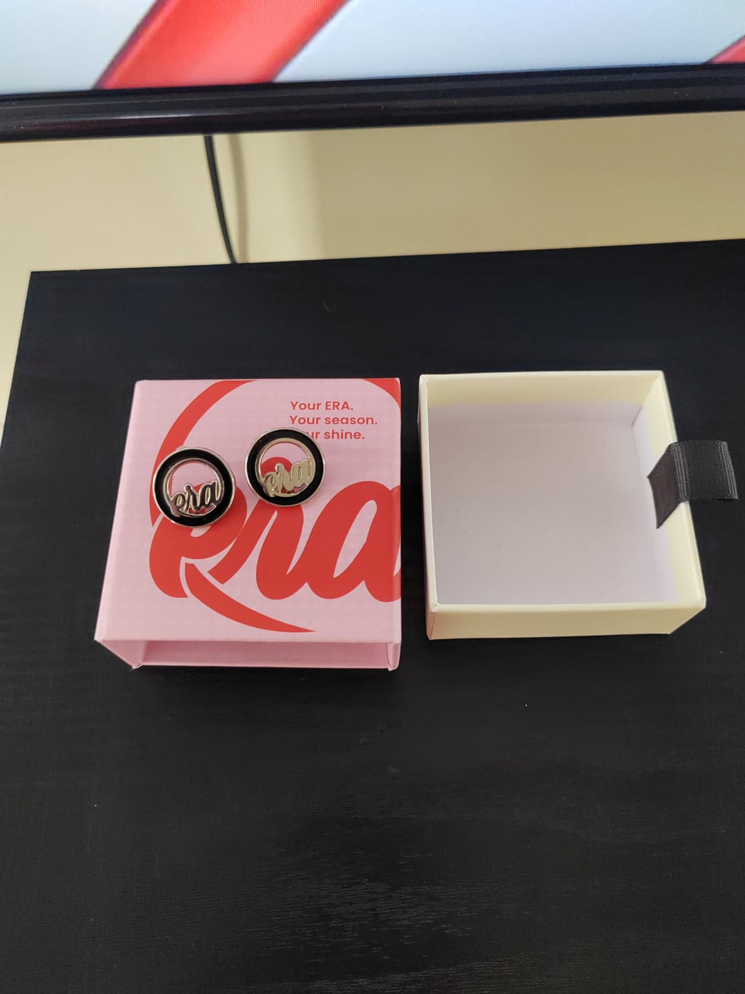 Customer photo review of Silver Diva Studs