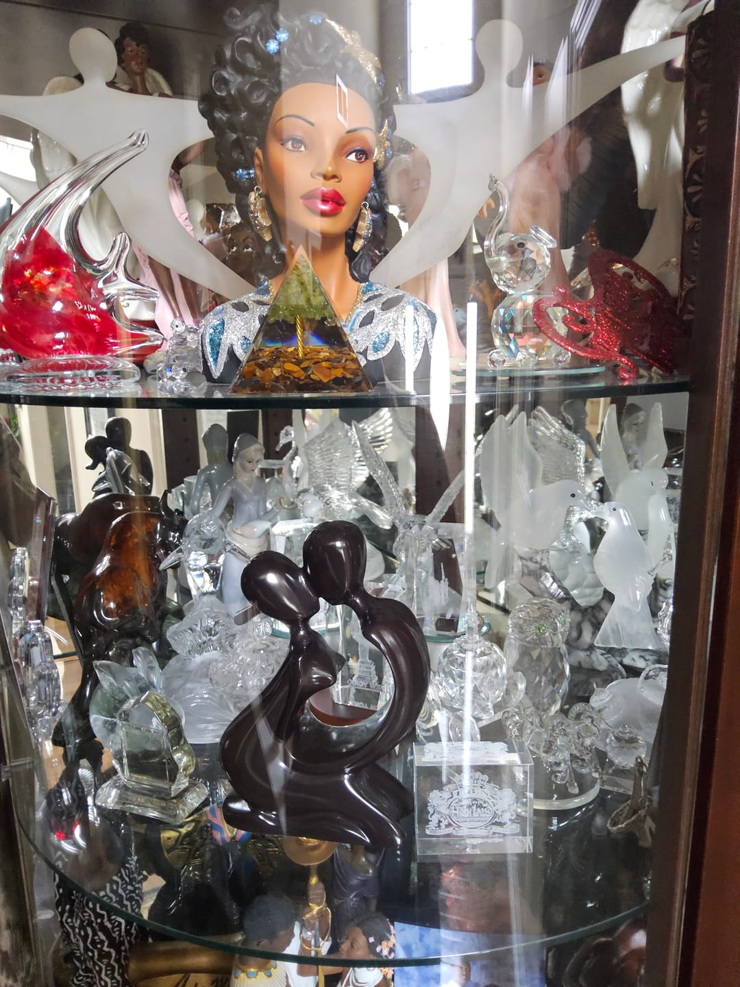 Customer photo review of Olivenorma Tree of Life Peridot With Tiger Eye Orgone Pyramid