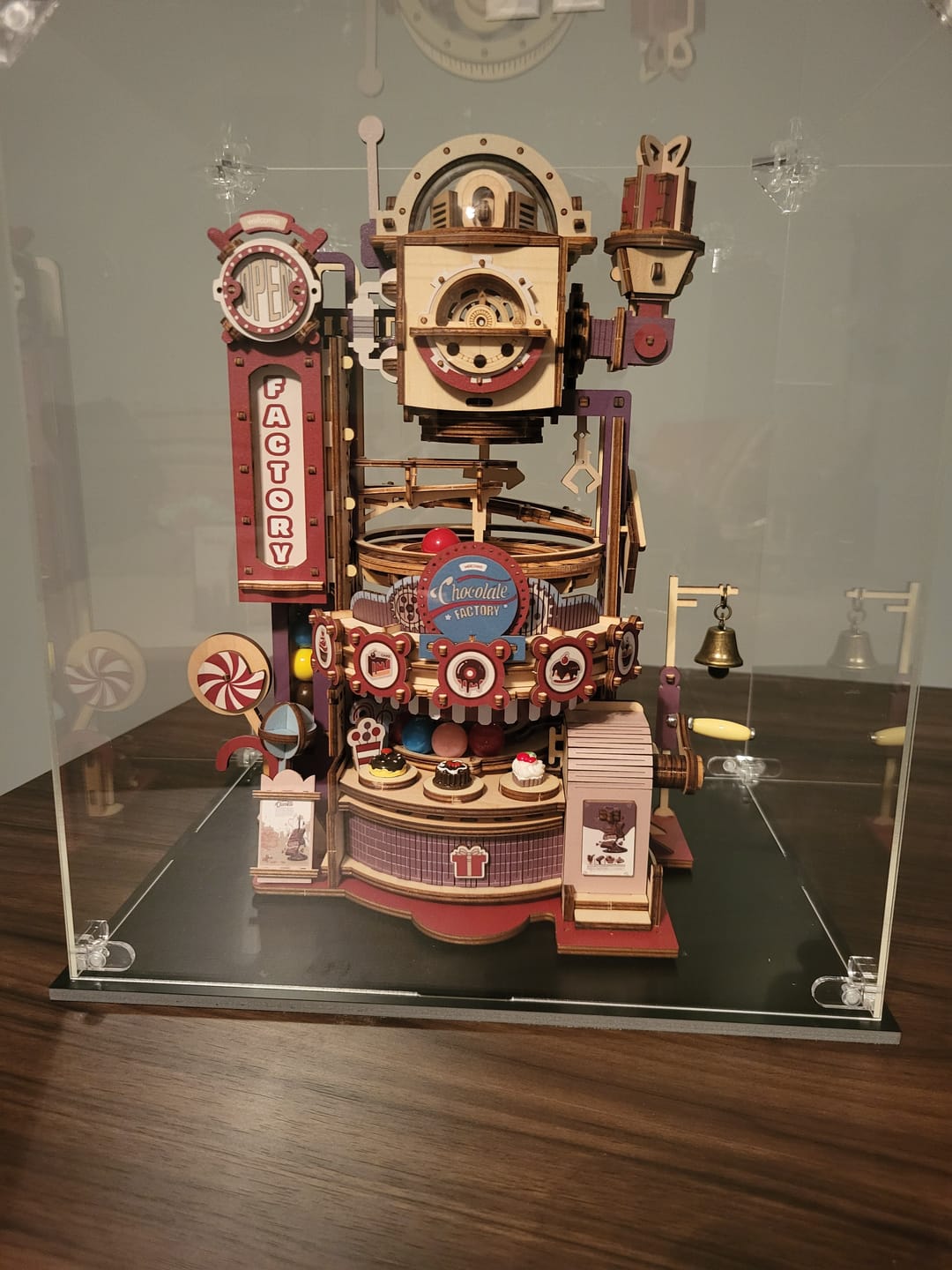 Customer photo review of DIY Chocolate Factory Marble Run