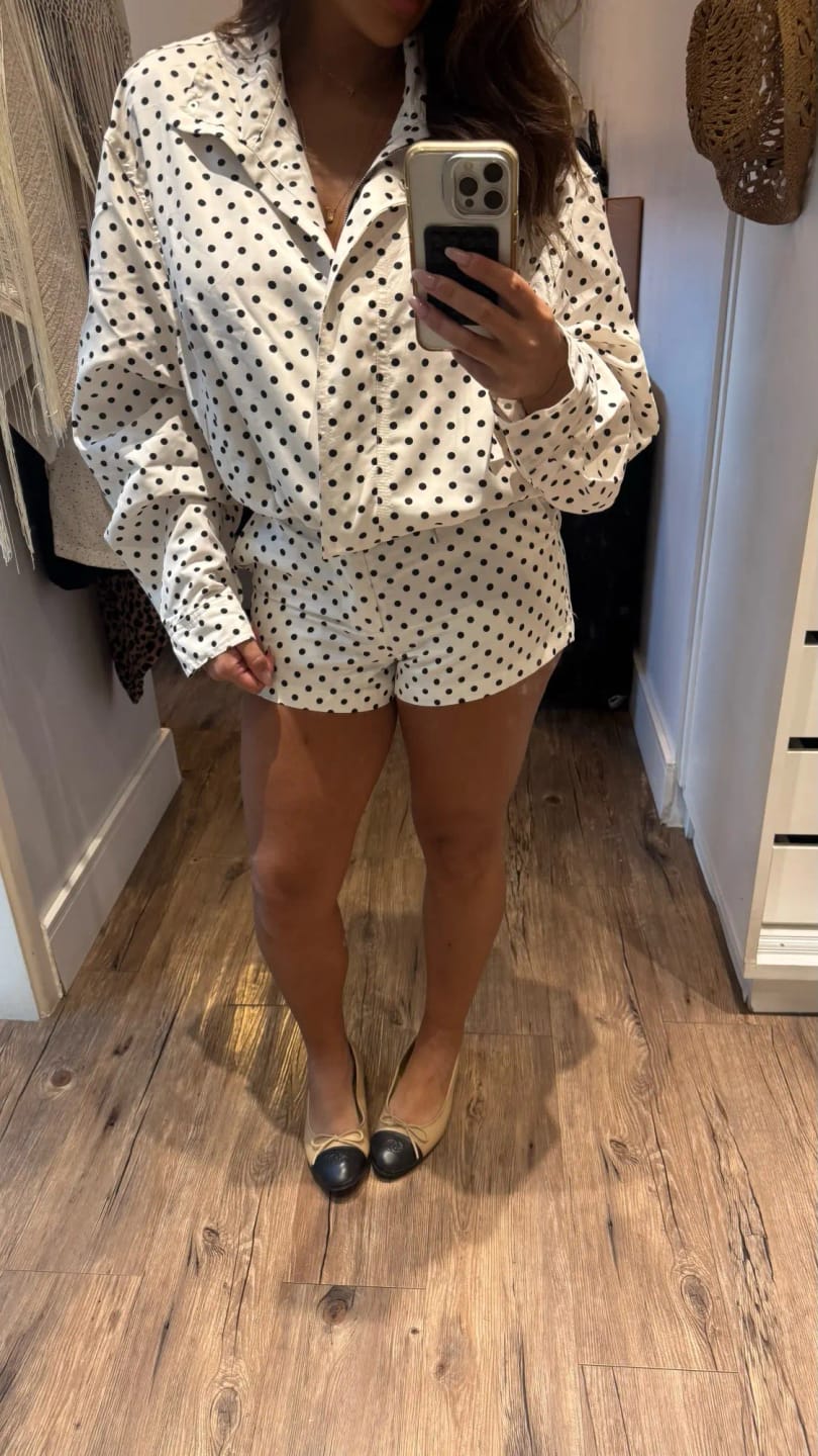 Customer photo review of Hermine Polka Dot Jacket
