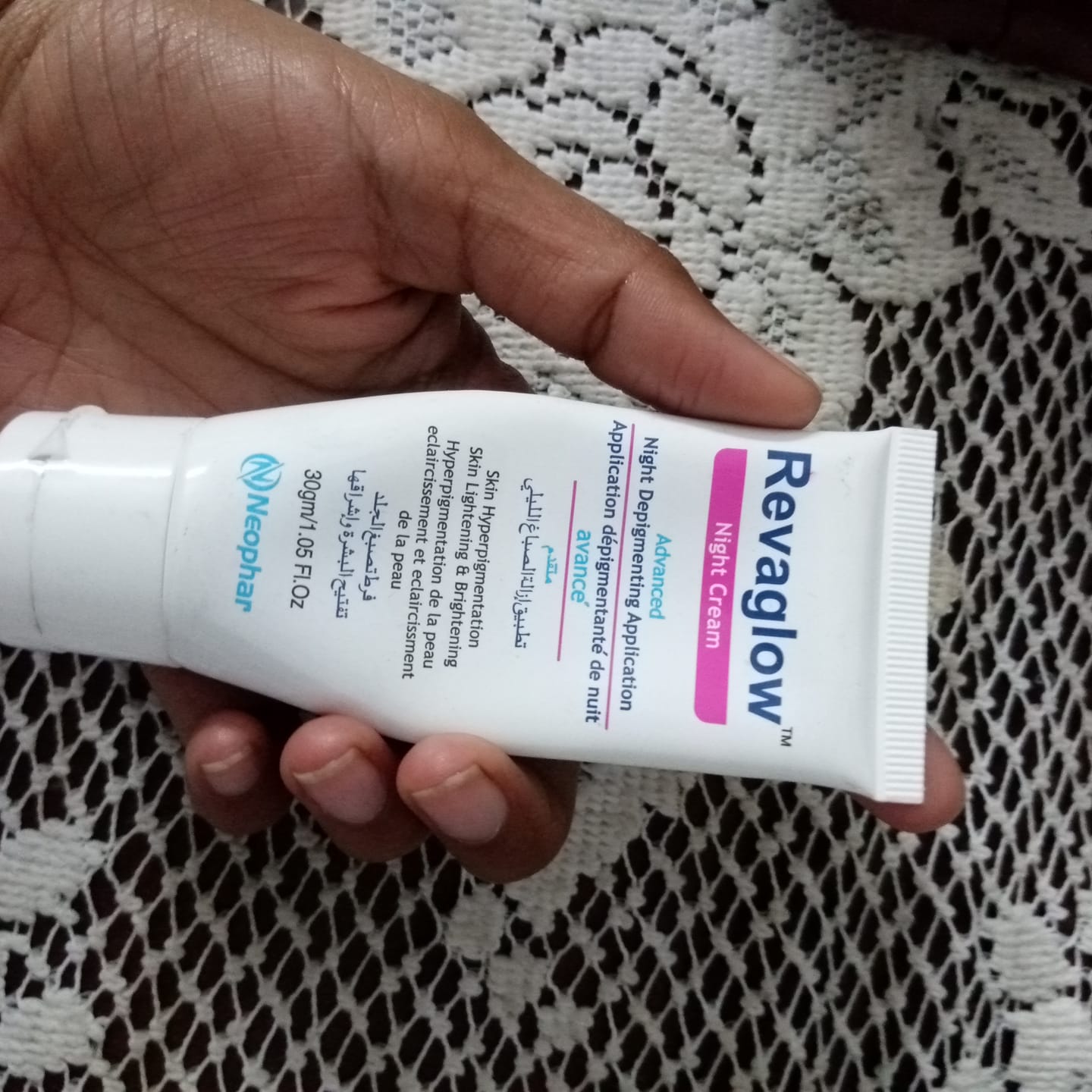 Customer photo review of Revaglow Night Cream