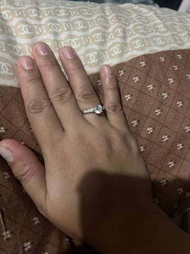 Customer photo review of 1.5ct Slovenia Engagement Ring