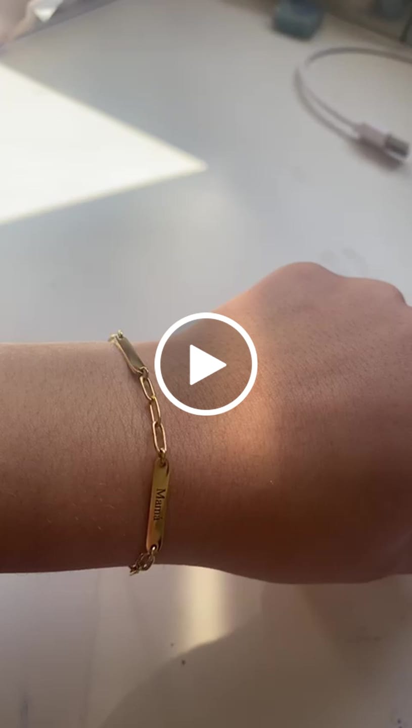 Customer video review of Pulsera Uniones - Personalizado