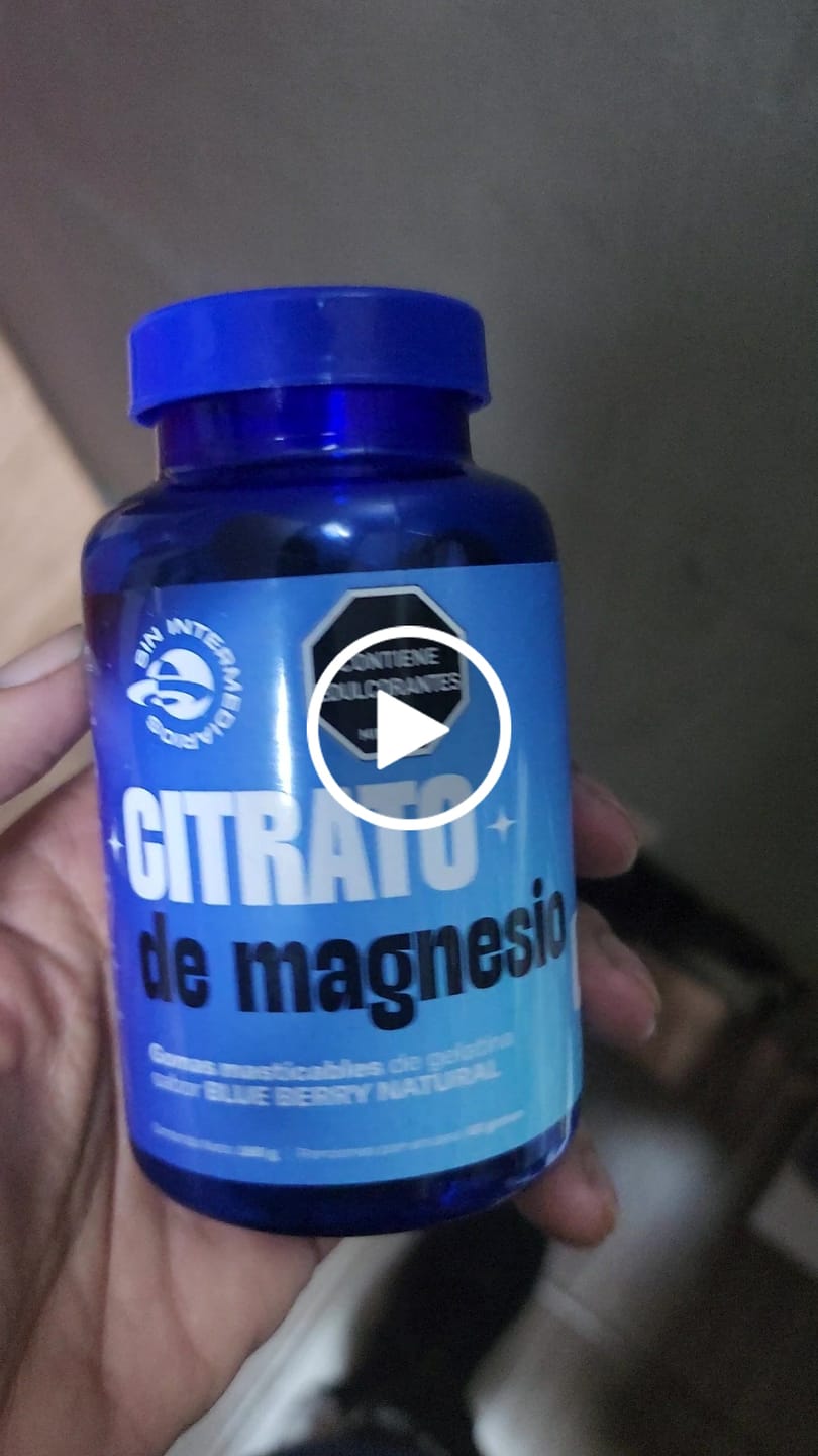 Customer video review of Gomas con Citrato de Magnesio