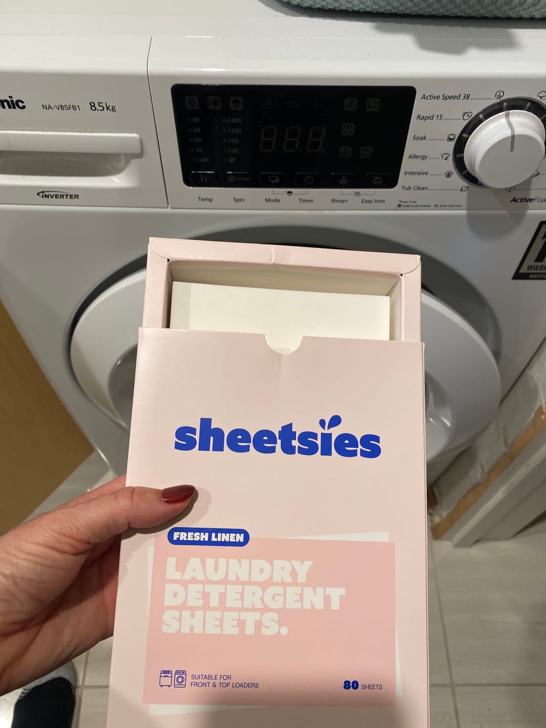 Customer photo review of Laundry Detergent x 80 Loads