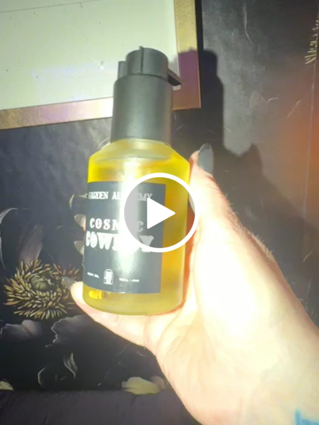 Customer video review of COSMIC COWBOY BODY/BEARD OIL