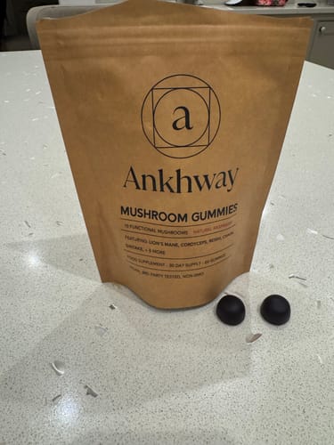 Customer photo review of Mushroom Gummies