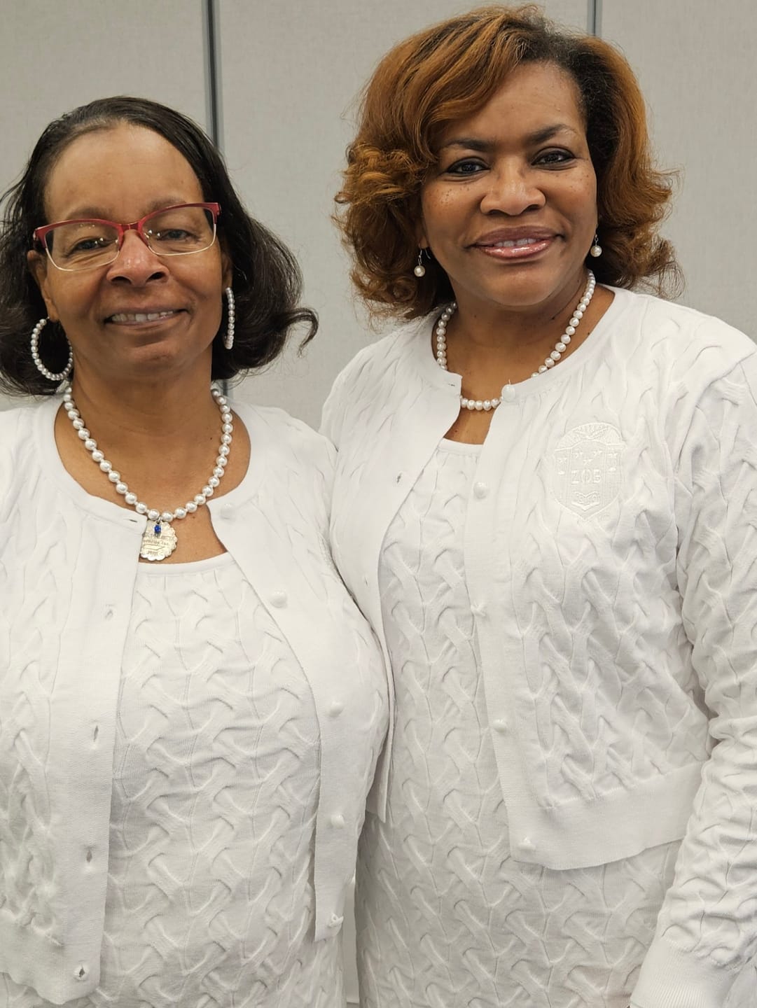 Customer photo review of The Power Knit Dress Set WHITE-  pre order -ZETA ONLY