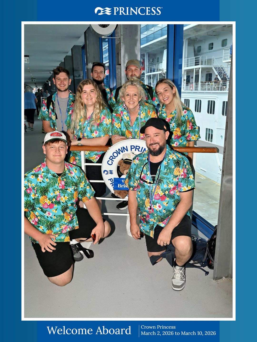 Customer photo review of Aloha Turquoise Adult Shirt