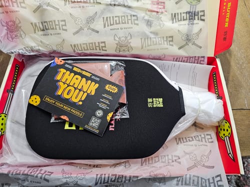 Customer photo review of The Shogun 16mm Pickleball Paddle