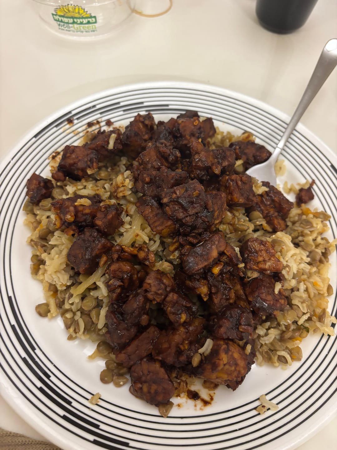 Customer photo review of Traditional Tempeh in Spicy BBQ Sauce Block