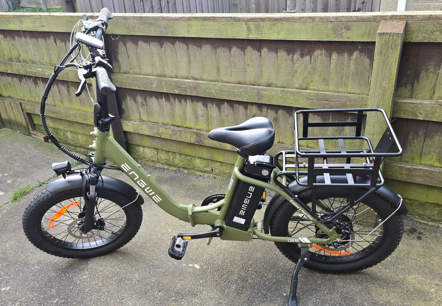 Customer photo review of Engwe L20 SE 250W 20" Foldable Electric Trekking Bike 561Wh Step-through E-bike