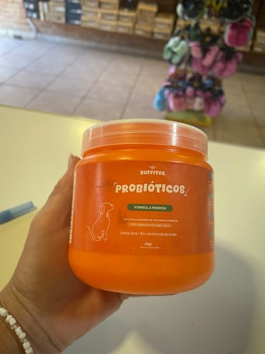 Customer photo review of Probioticos para perros | Fortalecé la salud de tu perrhijo desde adentro