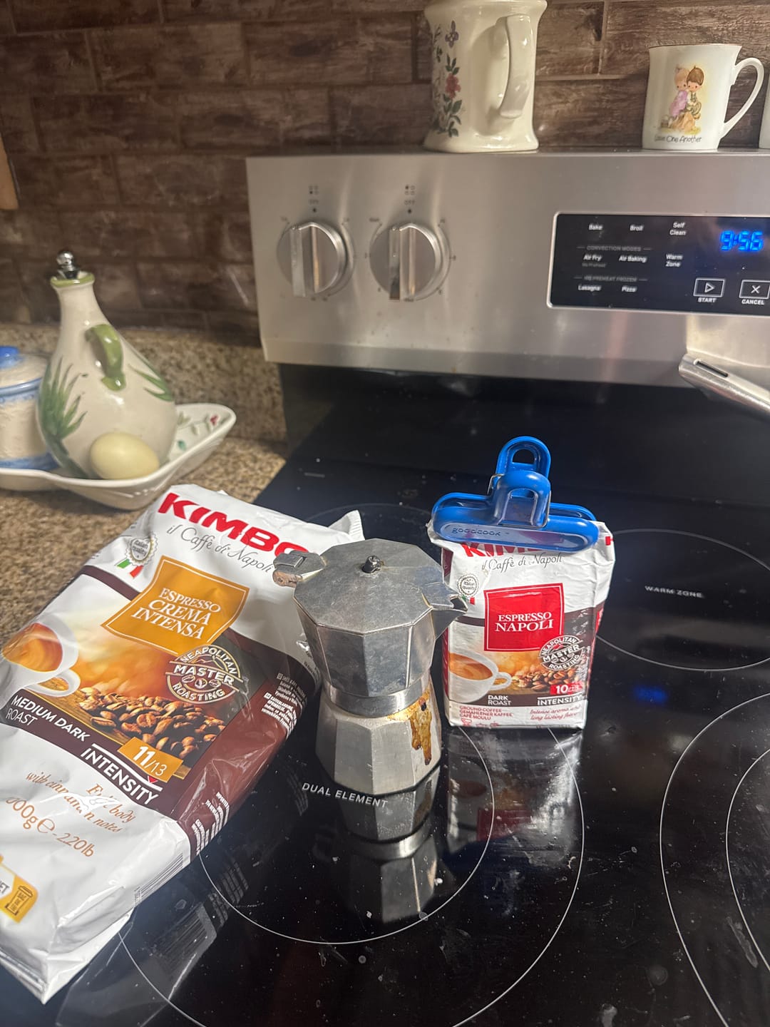 Customer photo review of Crema Intensa - Whole Bean Coffee 2.2lb Bag