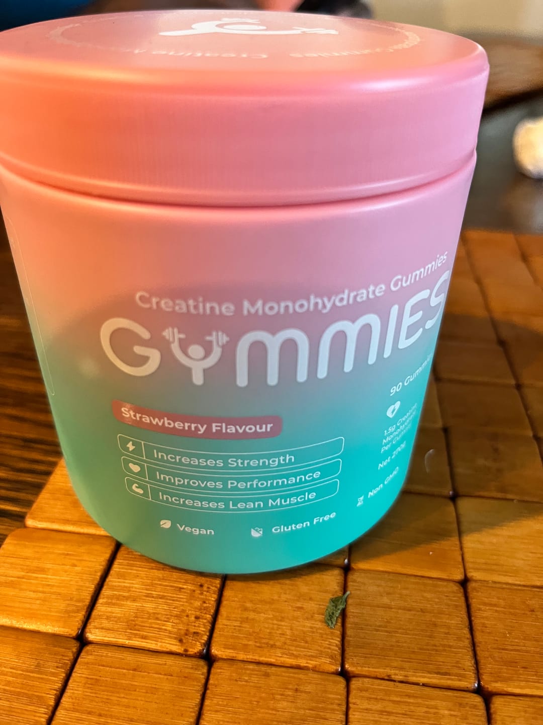 Customer photo review of Creatine Monohydrate Gummies - 90 Pack