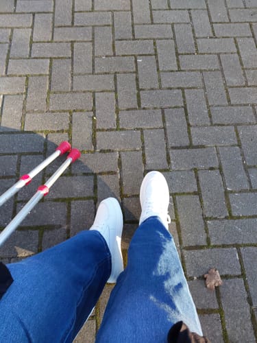 Customer photo review of ELEVATESHOES WHITE CLASSY