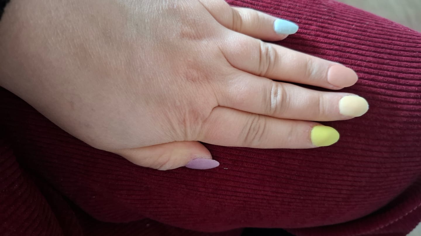 Customer photo review of Honey Dipping Powder