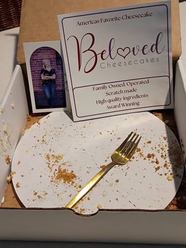 Customer photo review of New York Style Cheesecake