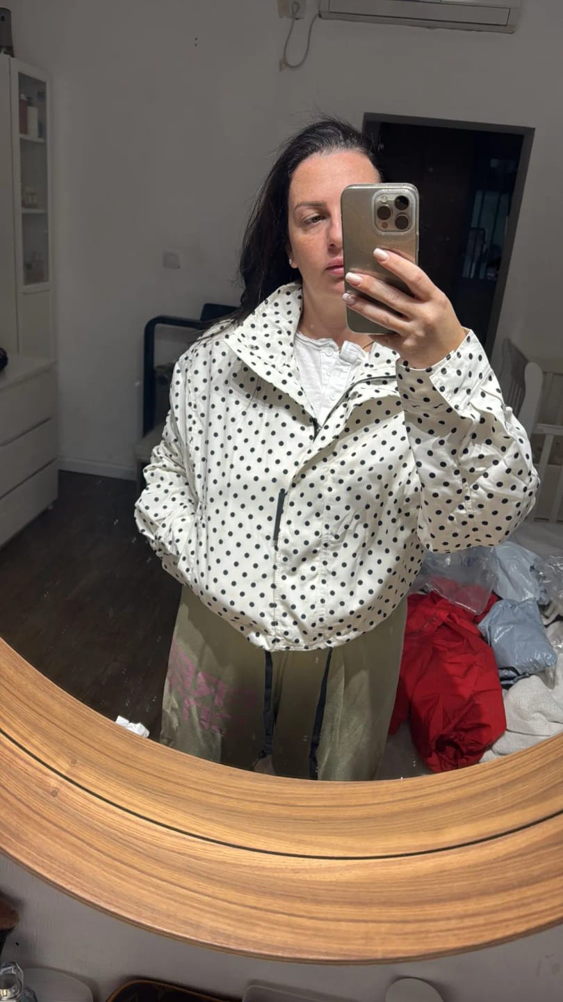 Customer photo review of Hermine Polka Dot Jacket