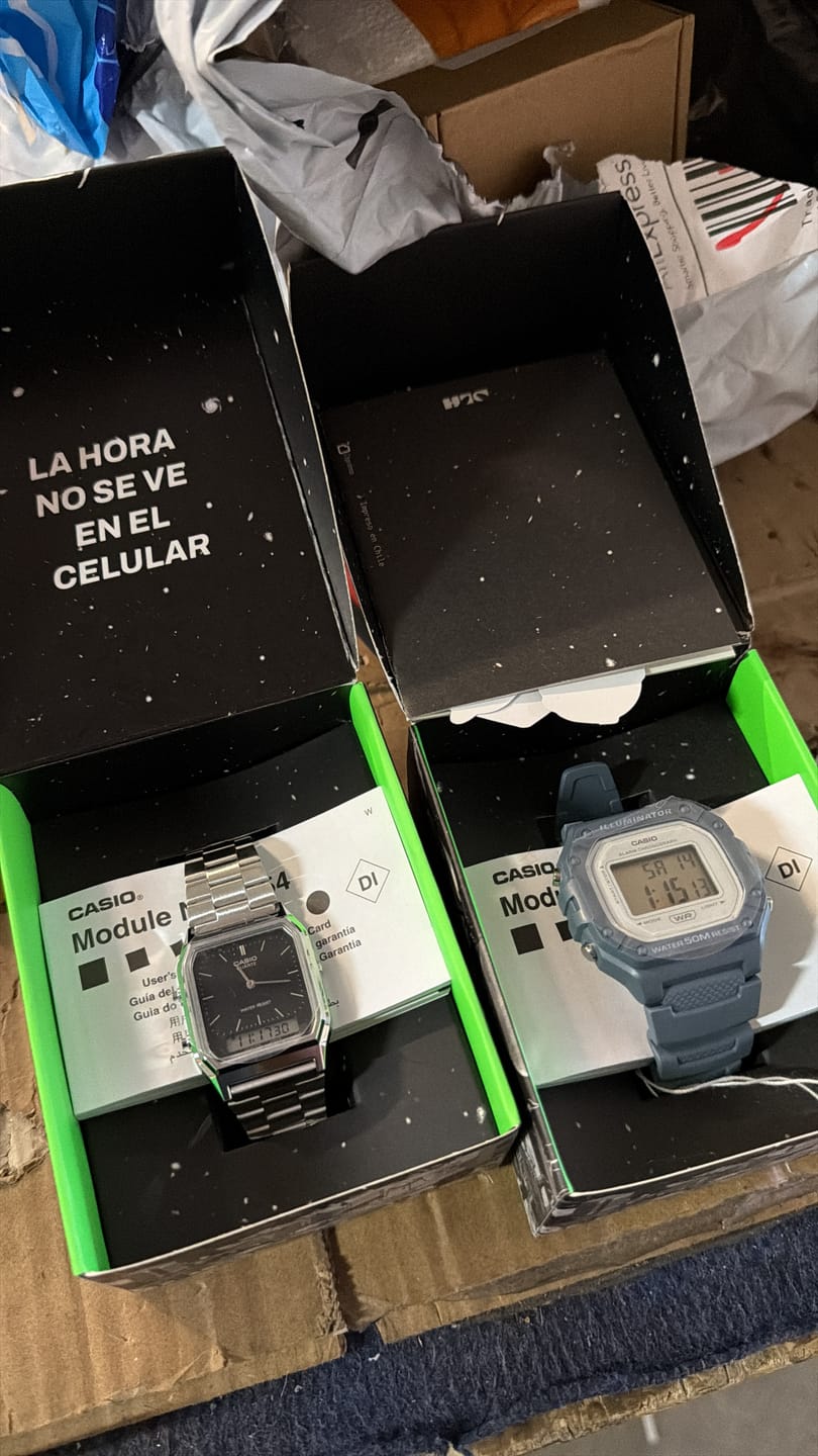 Customer photo review of Reloj Casio Vintage AQ-230A-1DMQ Dial Negro