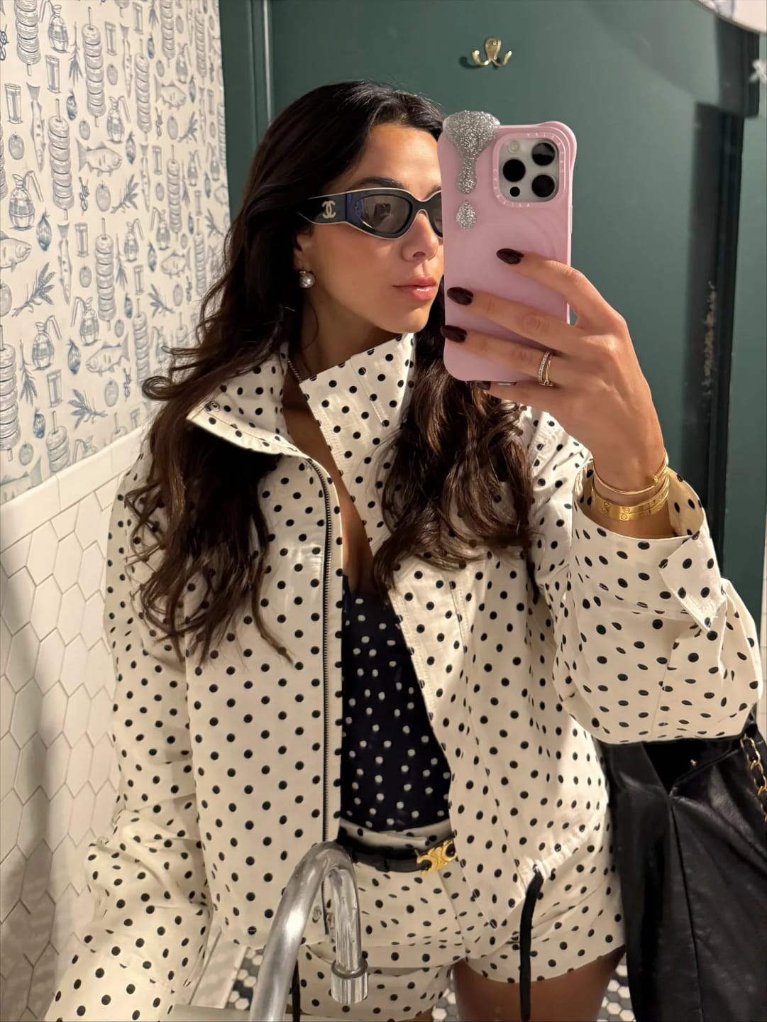 Customer photo review of Hermine Polka Dot Jacket