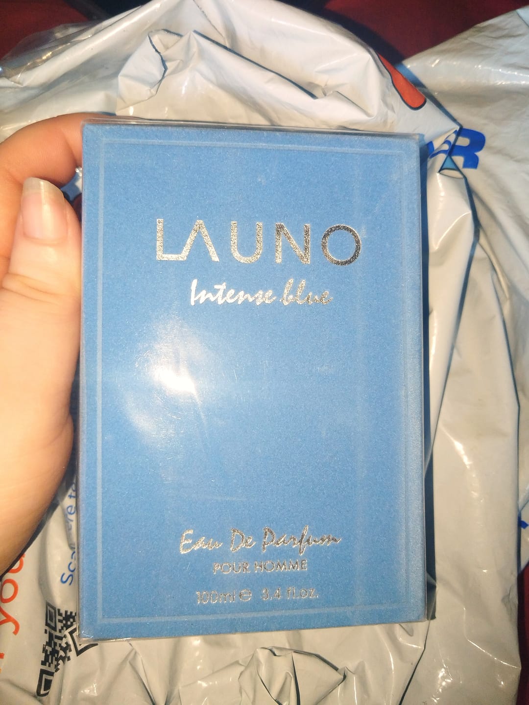 Customer photo review of Launo intense blue 100ml