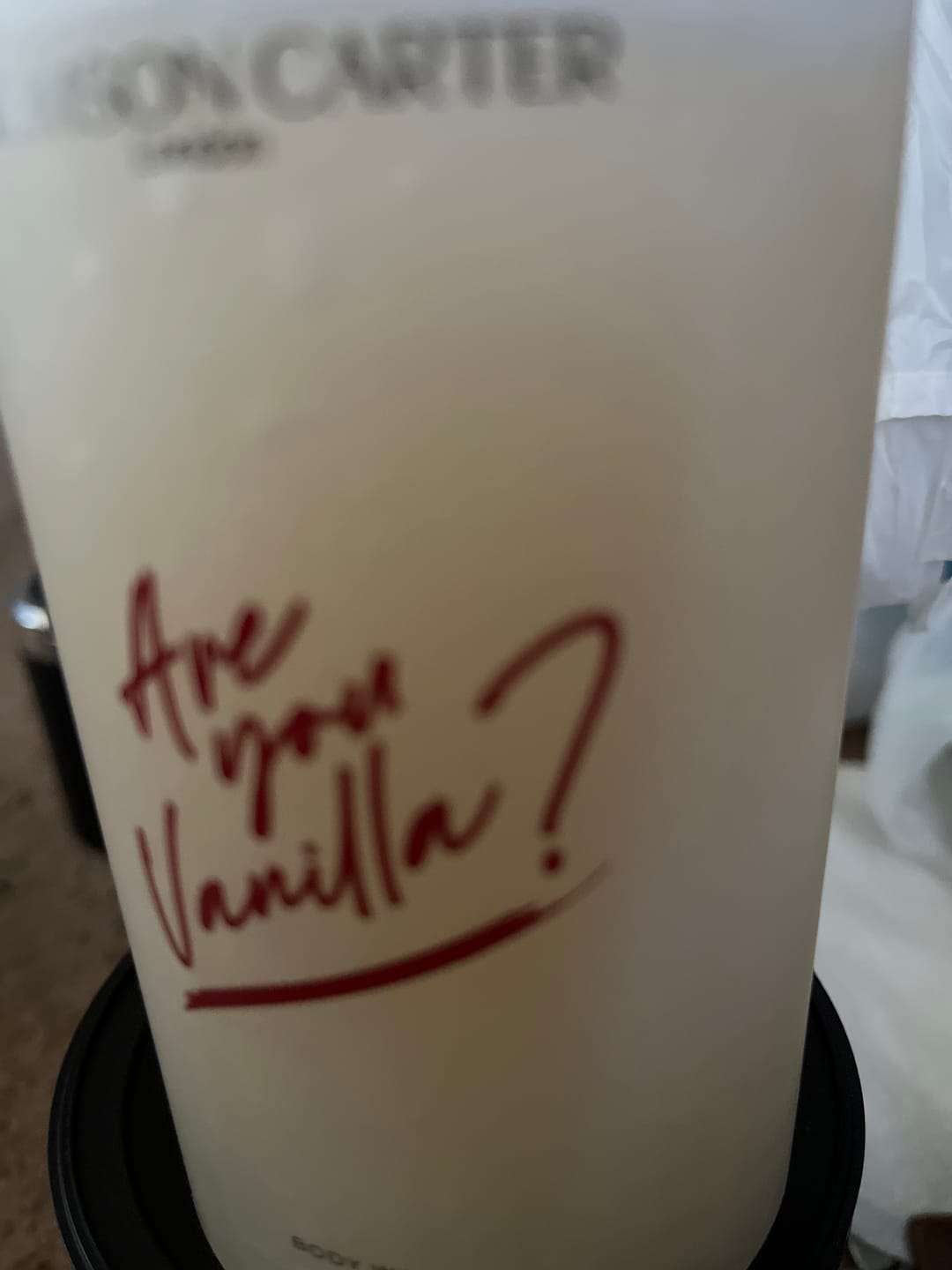Customer photo review of Are You Vanilla? | Body Wash