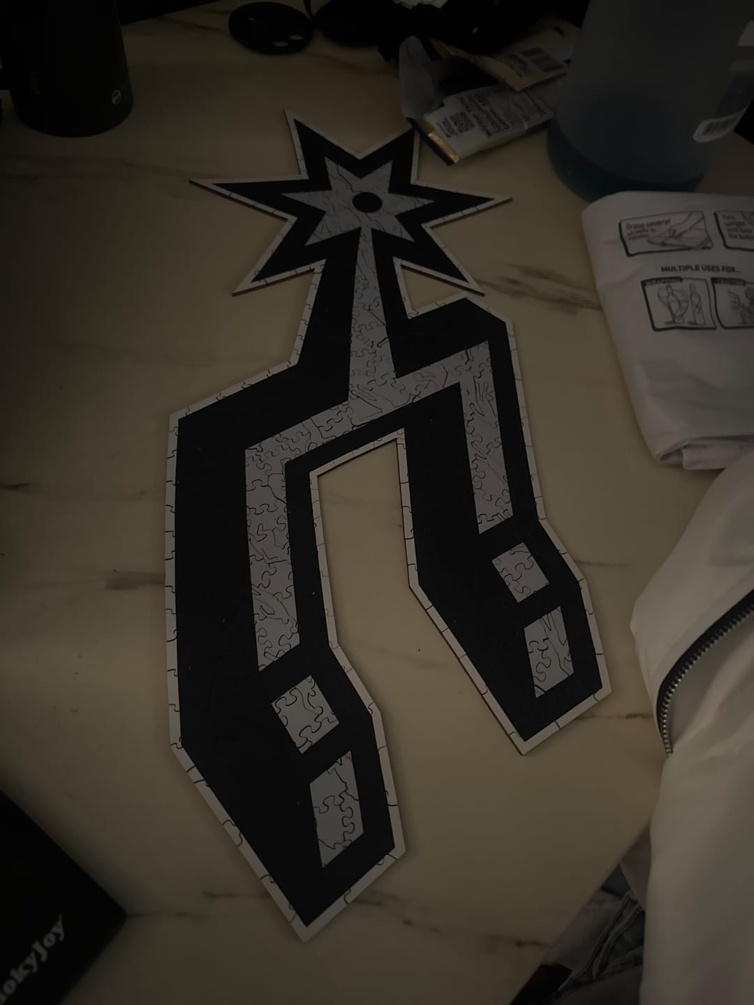Customer photo review of San Antonio Spurs™ - Wooden Puzzle