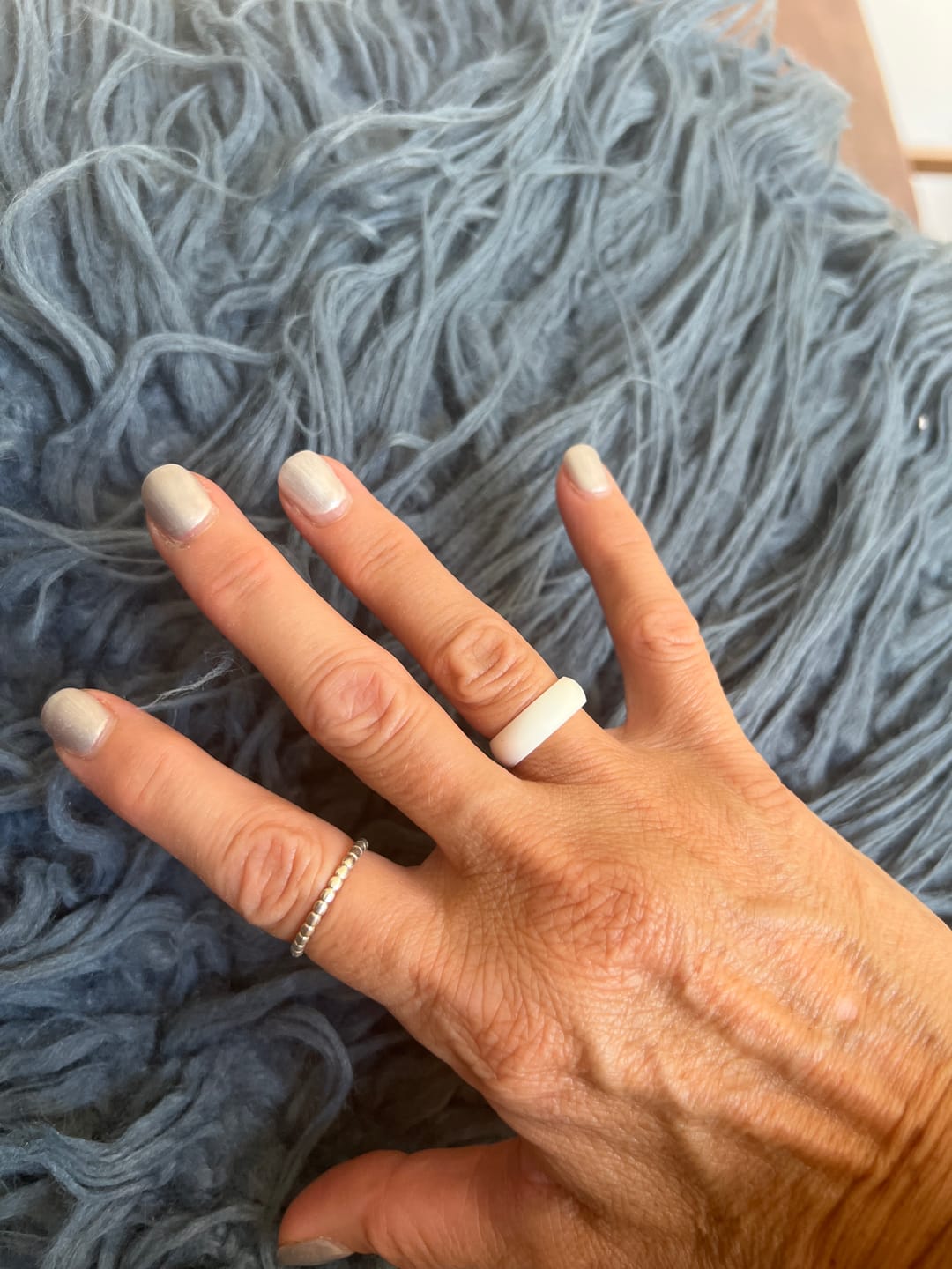 Customer photo review of The Pearl - Silicone Ring