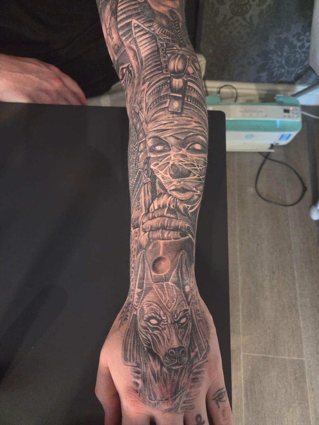 Customer photo review of TattooNumbx Tattoo Bundle