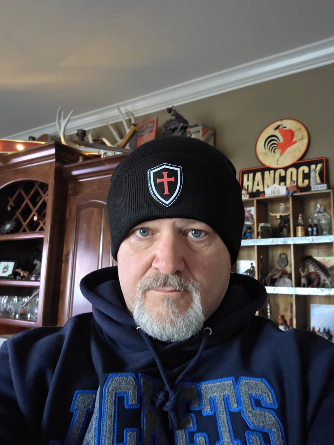Customer photo review of Crusader Cross Beanie