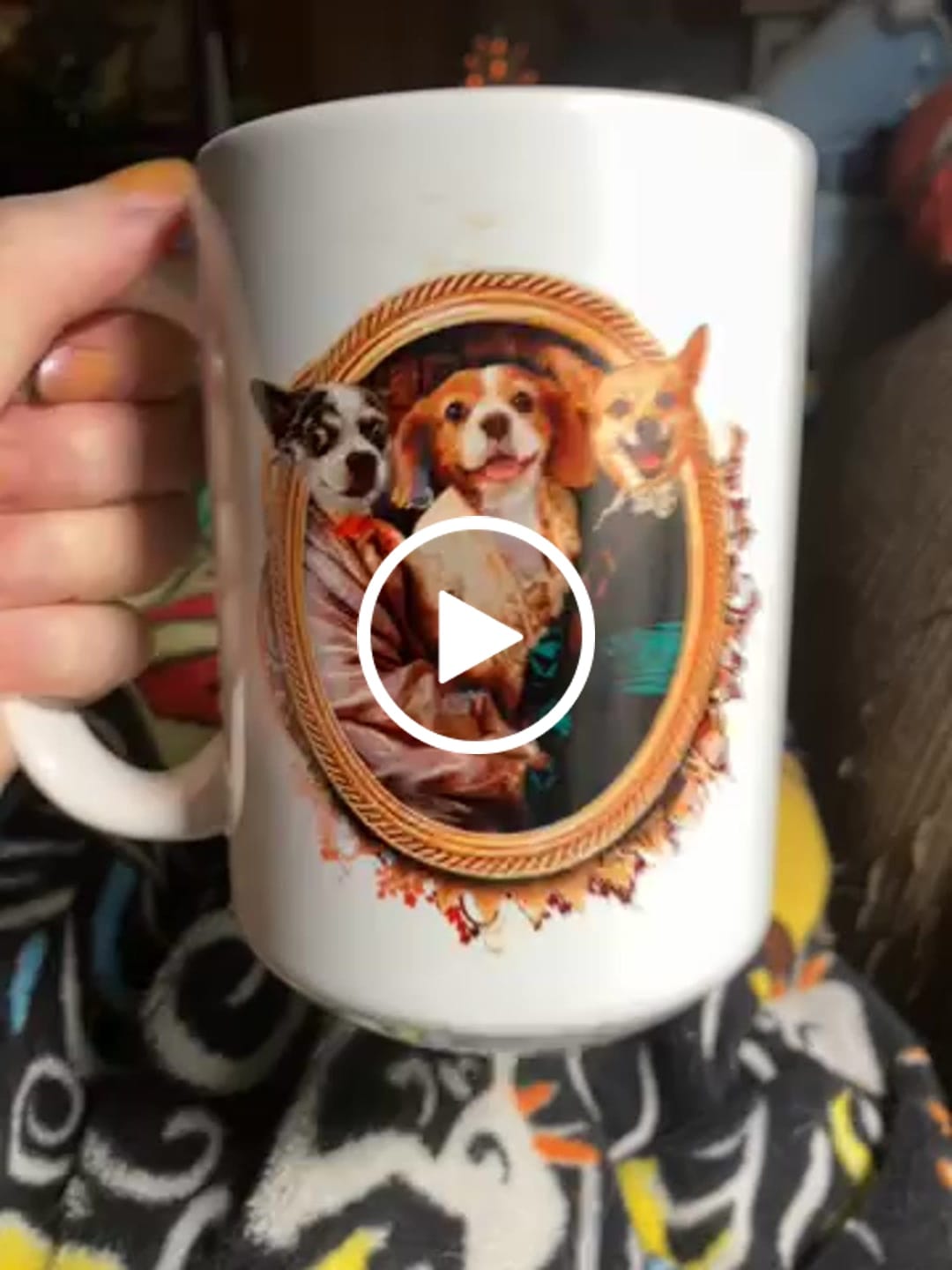 Customer video review of The Triplet Custom Pet Mug