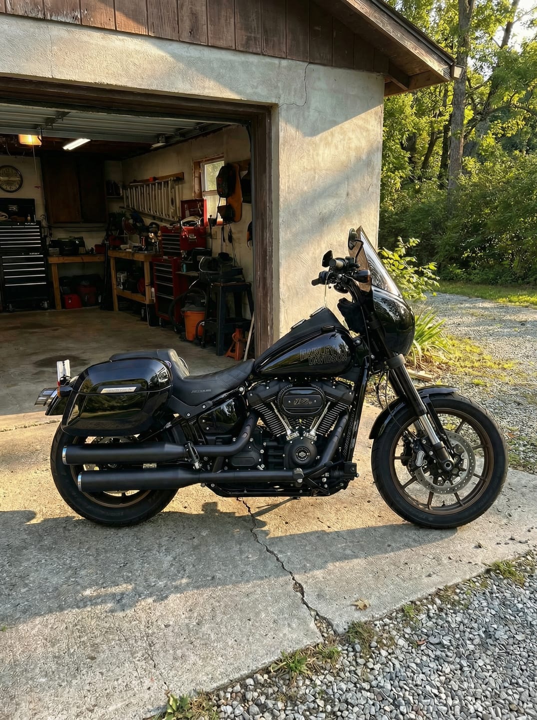 Customer photo review of Viking Turn Signal & License Plate Relocation/ Extension Kit For Harley Davidson Softail 2018+ Models