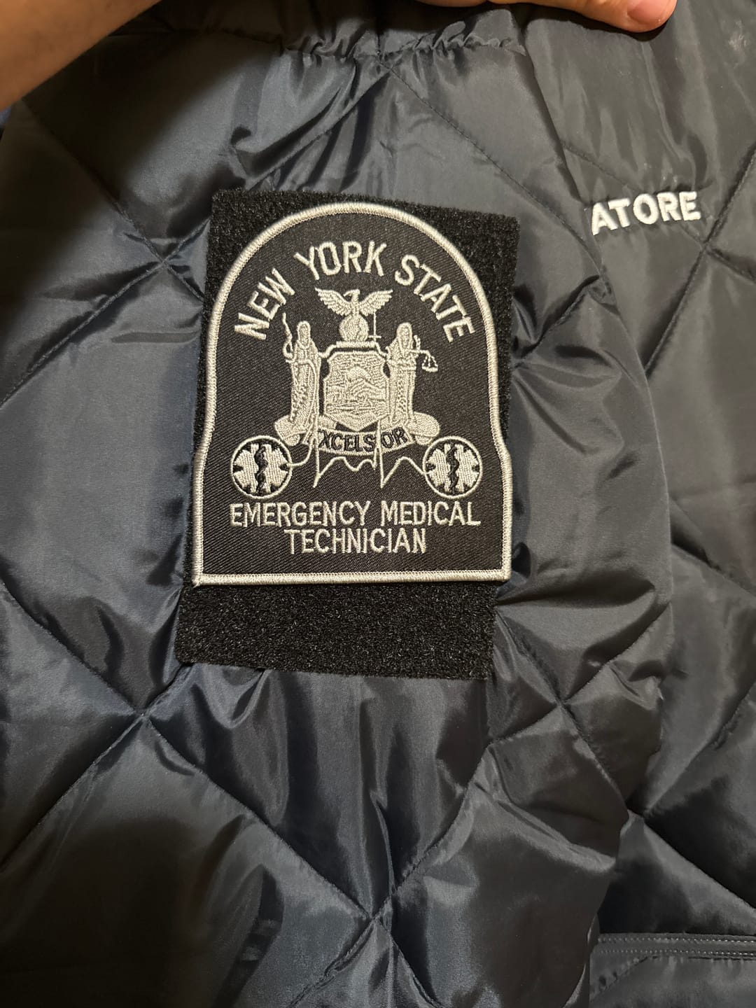 Customer photo review of New York State, EMT Patch - Subdued Grey / Black