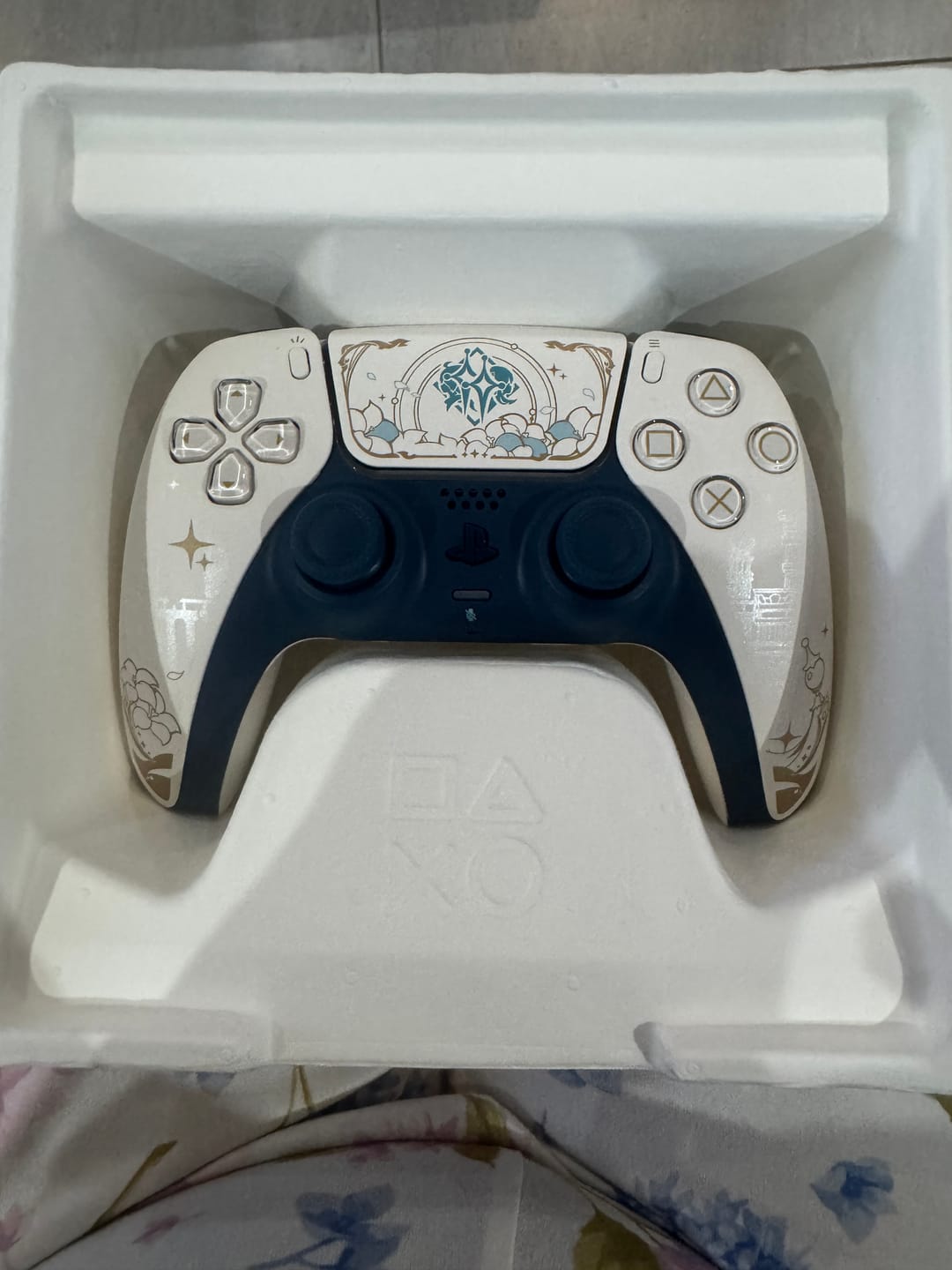 Customer photo review of PlayStation 5 (PS5) DualSense Wireless Controller - Genshin Impact Limited Edition