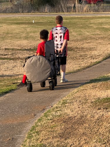 Customer photo review of LAWN CHARIOT