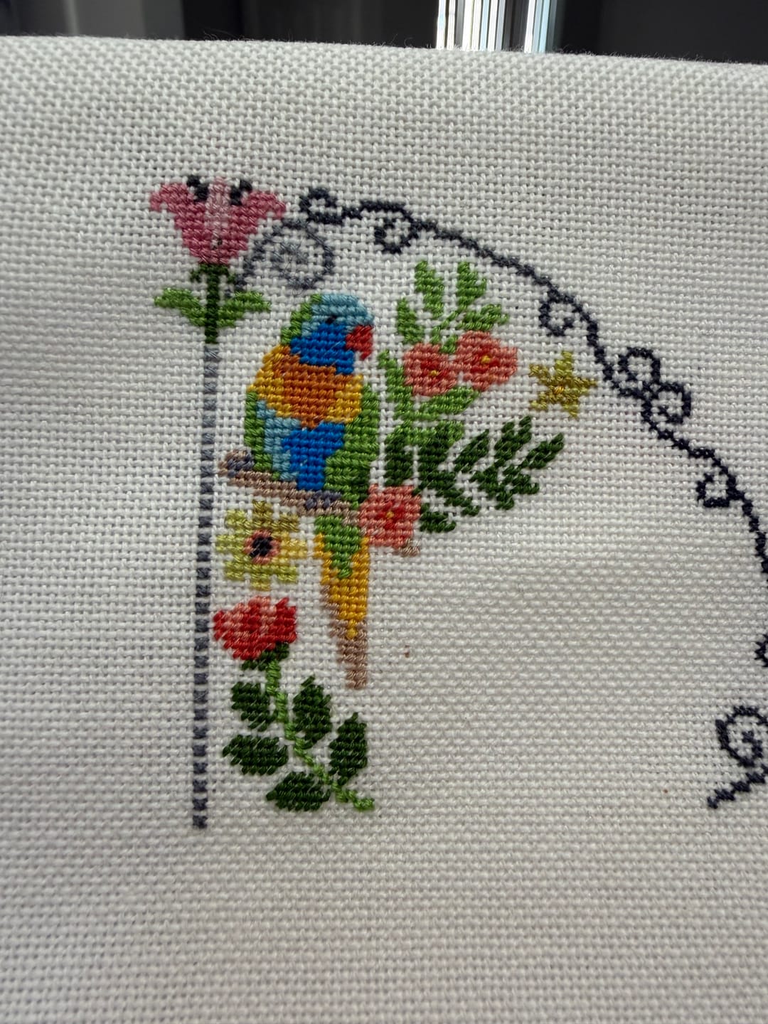 Customer photo review of Song of the Seasons - Cross Stitch Kit