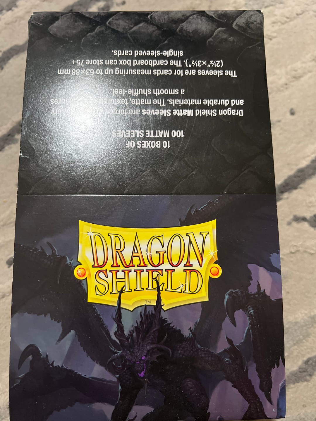 Customer photo review of Dragon Shield Display Case – Premium Card Storage & Protection