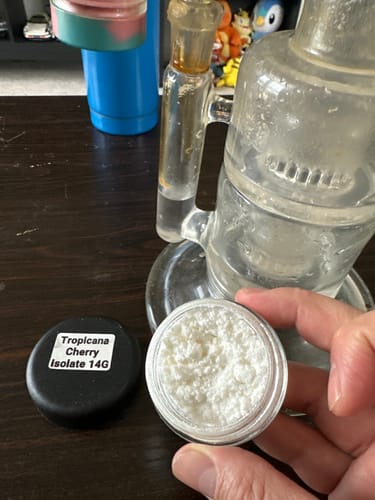 Customer photo review of Tropicana Cherry - THCa Isolate Powder