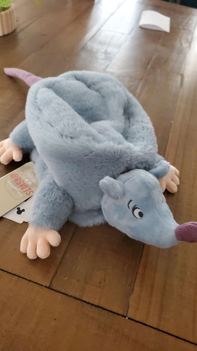 Customer photo review of Disney's A Goofy Movie "Lester's Possum Pal" – Plush Hat