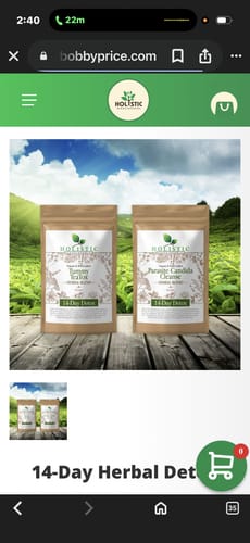 Customer photo review of 14-Day Herbal Detox